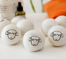 Droger ballen Was ballen Was bol Wol - Droogballen - Drogerballen - 100% New Zealand - 6 stuks — thumbnail 1