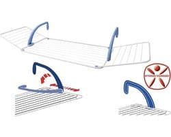 Inklapbaar Droogrek Universeel Wasrek voor in de Badkamer/Tuin/Slaapkamer/Balkon - Aluminium .