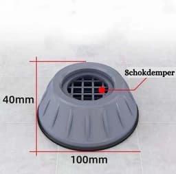 PRO-Deals - Wasmachine Demper - Trillingsdemper - Anti Slip Trilmats - Schokdemper - 4 Stuks Anti Tril — thumbnail 3