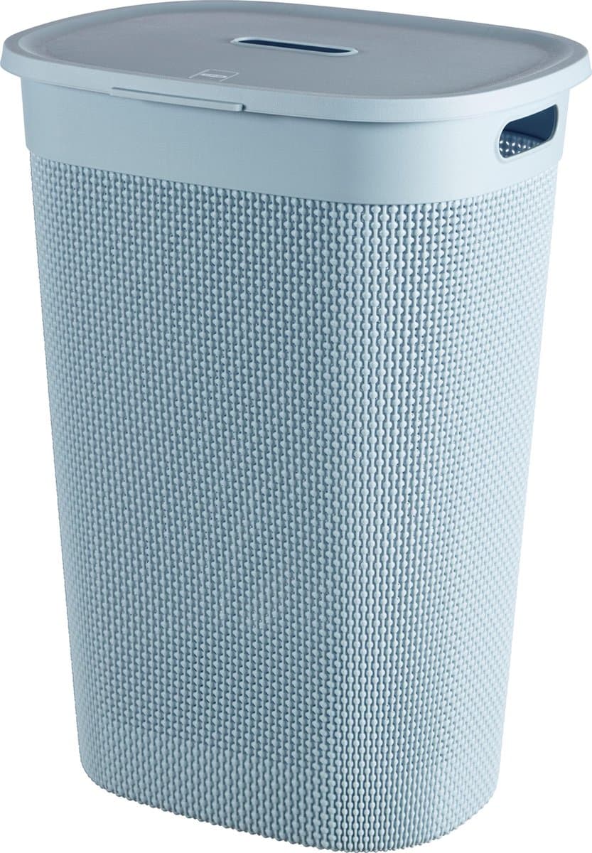 Curver Filo Wasmand met deksel 55L - Blauw — afbeelding 1