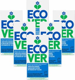 Ecover Bleekmiddel - Zuurstofbleekmiddel - Voordeelverpakking 6 x 400g - Plantaardig & Biologisch afbreekbaar - Zuurstofbleek voor helderwit wasgoed - Gerecycled karton — thumbnail 2