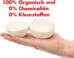 Drogerballen - XL - Droogballen - 100% Natuurlijk Wol - Herbruikbaar - 6 Stuks - Incl. Opbergzak — thumbnail 2