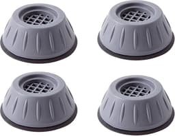 Anti-vibratiekussen - schokdemper wasmachine - 4 stuks - 9cm - schokabsorptie en geluidsreductie - voetkussen wasmachine - steunkussen koelkast - geschikt voor wasmachines, koelkasten, drogers, meubels — thumbnail 1
