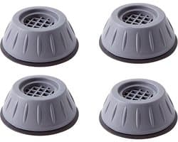 Anti-vibratiekussen - schokdemper wasmachine - 4 stuks - 9cm - schokabsorptie en geluidsreductie - voetkussen wasmachine - steunkussen koelkast - geschikt voor wasmachines, koelkasten, drogers, meubels