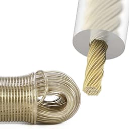 Extra Heavy Duty Staal Core Wassen Touw Lijn - 30 meter - Wasserij Kleding Lijnen - Dikke & Sterke doek waslijn - Tuin Outdoor Waslijndraad met stalen kern — thumbnail 5
