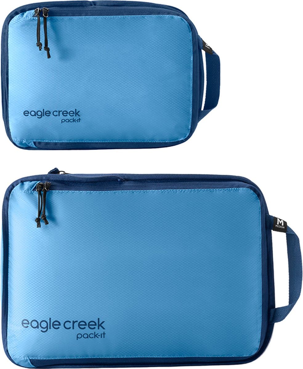 Eagle Creek Pack-It Isolate Compressiekubus Set S/M 2-delig - Packsack (blue dawn) — afbeelding 1