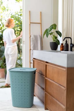 Curver Softex Wasbox - 56L - 43,8x34x59,9cm - Blauw — thumbnail 3