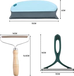 Pluisscheerapparaat, dierenhaarverwijderaar, 5 stuks, draagbare pluisverwijderaar, magische poten, kattenhaarverwijderaar, pluisborstel, kledingborstel voor sweater, geweven coating, tapijt, gebreid, — thumbnail 4