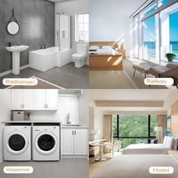 Intrekbare Roestvrijstalen Wandmontage Waslijn - Ruimtebesparende Hotelstijl Wasdroger - Geschikt voor Binnen en Buiten - Eenvoudige Installatie - Verstelbare Kabel — thumbnail 3