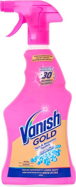 Vanish Oxi Action Gold Tapijt Vlekverwijderaar Spray - 500ml x6 — thumbnail 2
