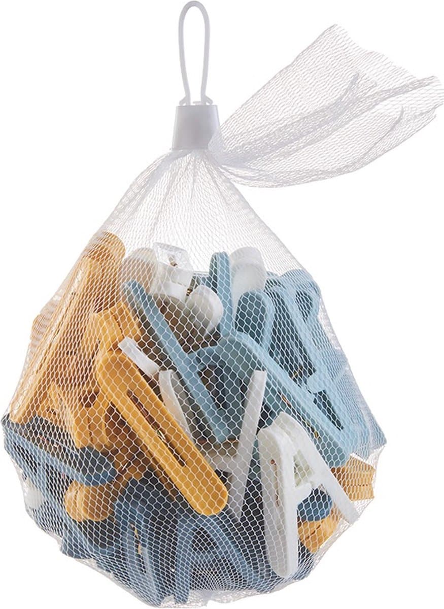 50 Wasknijpers Kleurenmix Plastic — afbeelding 1