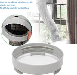 Airconditioner Uitlaatkanaal Slang Interface Adapter, 150mm/5.9in Ronde Interface Draagbare Uitlaat Raam Slang Connector AC Airconditioner Koppeling — thumbnail 3