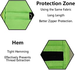 Medium Waszak voor Huisdieren 65x70cm - Paars Polyester met Rits voor Bedlinnen, Handdoeken en Dierenharen — thumbnail 5