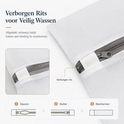 waszakken voor huisdieren - 60×60 cm -Beschermt Wasmachine -Honden & Katten — thumbnail 1