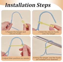 120 stuks winddichte hangerbevestigingen 57x12 mm kleurrijke siliconen hangergespen 4 kleuren winddichte kledinghangerstriphaak voor buiten waslijn reizen hangende kleding — thumbnail 5