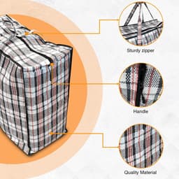 Wasnetjes met ritssluiting - Zwart - Pack of 1 - Herbruikbare wasopbergzak met ritssluiting - Voor kleding en opslag — thumbnail 5