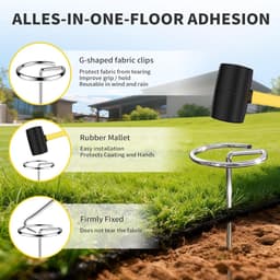 Grondankers Ø 4 mm voor worteldoek - Sterke en duurzame bevestiging voor tuinprojecten — thumbnail 5