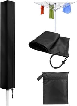 Beschermhoes voor Droogmolen - Waterdichte en UV-bestendige 210D Oxford Hoes met Rits voor Optimale Bescherming en Weerbestendigheid — thumbnail 1