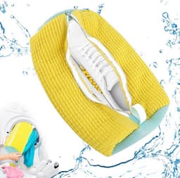 Waszak Schoenen Herbruikbaar - Waszak met Rits - Waszakken voor Wasgoed - Wasnet - Waszak Groot - Geschikt voor Wasmachine — thumbnail 1
