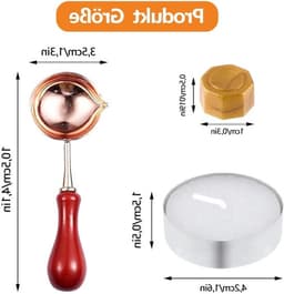 Octagonale Gouden Wasbolletjes voor Cadeauverpakking, Trouwaankondigingen en Gepersonaliseerde Enveloppen - 400 Stuks — thumbnail 3