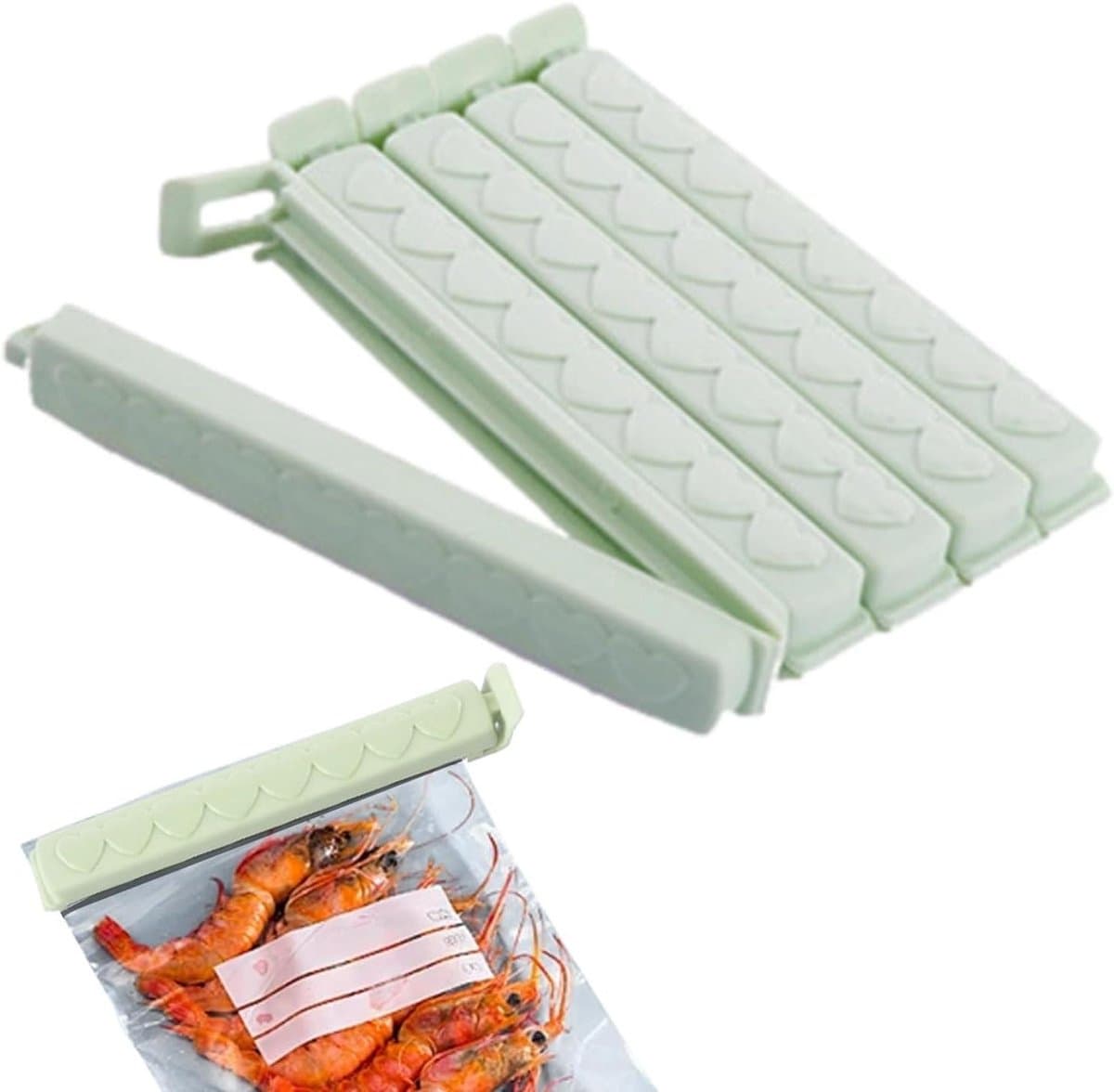 Snackzakclips - Voedselklemmen - Voedsel Vers Houden - Innovatieve Afdichtingstechnologie - 5 Stuks - Multicolor — afbeelding 1