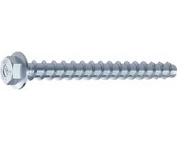 Schroefanker - Montageanker Betonschroef - Bevestigen in Beton - Direct Belastbaar - 10x160 mm - Verzinkt