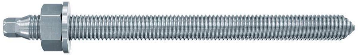 Ankerstang M10 - Bevestigingsbout Montagebout - Materiaaldetailing - Verzinkt staal - M10x250 - Zilver — afbeelding 1