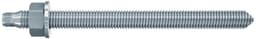 Ankerstang M10 - Bevestigingsbout Montagebout - Materiaaldetailing - Verzinkt staal - M10x250 - Zilver — thumbnail 1