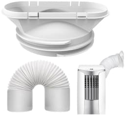 Koppelstuk Mobiele Airco Afvoerslang Met Airco slang 200Cm - Voor Ø13-15cm Afvoerslang Airco Slang - Airco Slang Koppeling - Airconditioning Slangkoppelin - Interface Afvoerslang - Universele Afvoerslangadapter Voor Ventilatie En Koelsystemen — thumbnail 1