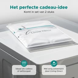 Living Direct Waszak XXL set 2 stuks Waszakjes met Rits - Extra Grote Waszakken voor Beddengoed, Dekbedovertrekken, Hoeslakens, Gordijnen en Jassen - Waszak Groot - Laundry Bag - Wasnetten — thumbnail 5
