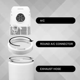 16cm Airco Slang Aansluiting, Mobiele Uitlaatpijpinterface Slangkoppeling Vensteradapter AC-eenheid buisconnector Mobiele Airconditioning Onderdelen — thumbnail 5