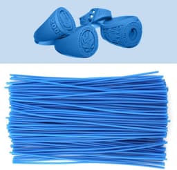 SnelShoppen - Wax lijn 1 mm, gemakkelijk te vormen, zonder buigen, sieraden waslijn, geen residu bij verbranding, Dewax waslijn voor smelten en verwer — thumbnail 2