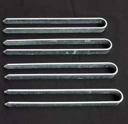 SnelShoppen - Pack van 4 Galvaniseerde Grondankers XL voor Rozenbogen 30 cm Heringe Grondpinnen Bevestigingsset voor Tuin, Spalier en Obelisk — thumbnail 5