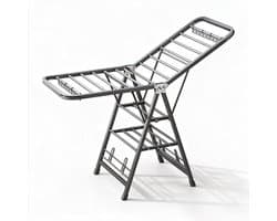 ProductXpert DryPro™ - Wasrek - Droogrek Inklapbaar - Opvouwbaar - 160 cm - Grijs