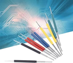 IC Test Haak Clips - Testpennen Set - Elektronica Reparatie - Intrekbare Veer - 10 Stuks - Multicolor — thumbnail 4