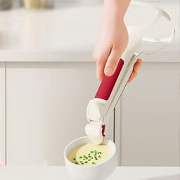 Anti-verbrandingstang | Platte, anti-verbrandingstang voor in de keuken, antislip keukentang voor studentenkamers, restaurants, bakkerijen, cafés, huizen en appartementen. — thumbnail 4