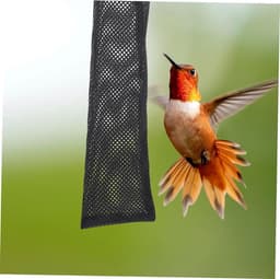 Vogelvoer Zakken - Voeder Netten - Vogels Voeren - Met Trekkoord - 6 Stuks - Zwart — thumbnail 4