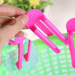 Prullenbak Clips - Zak Klem - Afval Beheer - Voorkomt Slippen - 30 Stuks - Willekeurig — thumbnail 3