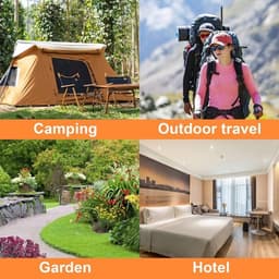 Draagbare en Verstelbare Waslijn van 10 Meter voor Reizen en Outdoor Gebruik — thumbnail 4