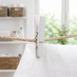 Houten Wasknijpers - Kleine Klemmen - Foto's Ophangen - Stijlvolle Look - 200 Stuks - Wit — thumbnail 3