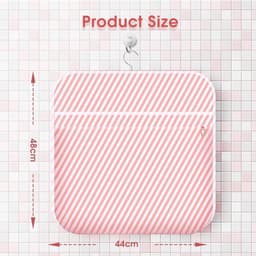 Wasknijperzak met sluitkoord, opslag voor maximaal 200 klemmen, stofdicht met hangende karabijnhaak, clip-organizer voor binnen en buiten (zwart), zwart, wasknijperzak met sluitkoord — thumbnail 5