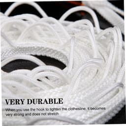 Draagbare Kledinglijn - Waslijn Outdoor - Kleding Drogen - Winddicht Antislip - 800 cm - Zoals Getoond — thumbnail 5