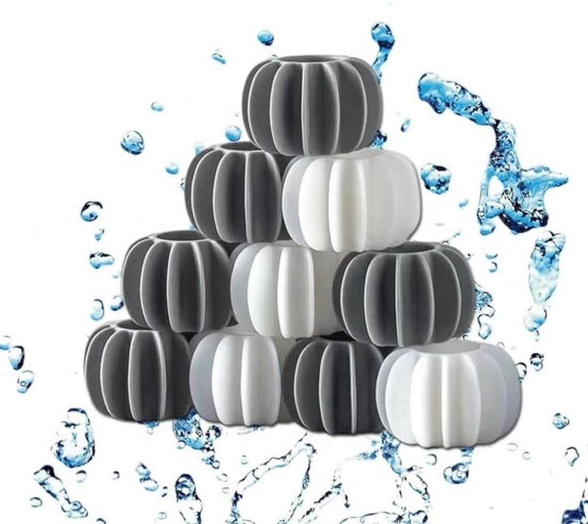 Herbruikbare Magische Wasballen, 5/10 Wasballen, Geschikt voor Wasmachines, Siliconen Stoomdrogerballen, Wasmachineballen, Wasballen (10 stuks) — afbeelding 1