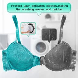 Thijox - 4 Stuks Waszakken Wasmachine, Grote Wasnet, Herbruikbaar Netzak voor Wasgoed, 40x30 cm met Koordstopper, Beschermt Kleding en BH, Zacht en Ad — thumbnail 5
