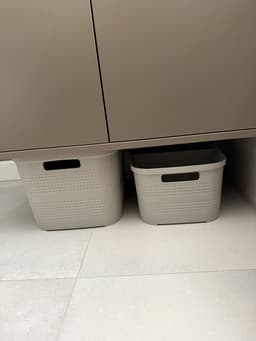 Wasmanden - Set van 3 stuks - 4,5 liter - 12 liter - 25 liter - Wit — thumbnail 4