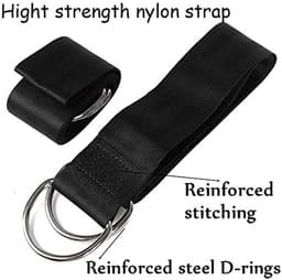 Dailygoods- Hangriemen Ultrasterk 300 kg - Schommelriemen - Karabijnhaken - Boombeschermingsmatten - Buitenactiviteiten - 1,5 m/5 ft - Schommelhangers — thumbnail 5