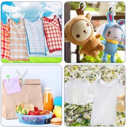 12 stuks - Strandhanddoekclips - Winddichte clips - Wasknijperclips - Handdoekclips voor op het strand - Grote wasknijperclips - Sokclips - Winddichte dekenclips - Plastic wasknijperclips - Clips die gebruikt kunnen worden voor dagelijkse kleding — thumbnail 3