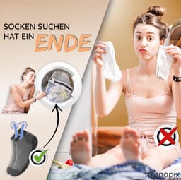 SnelShoppen - Sokkenclips voor Wasmachine en Droger [40 stuks] - Innovatieve Sokkenclips - Geen Nietzak - Nooit Meer Sokken Sorteren - Handige Accesso — thumbnail 5