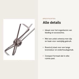 Metalen Foto Clips - Multifunctioneel - 30Pcs - Roestvrij staal - Kleding Hangers - Ideaal voor sokken, handdoeken en foto's — thumbnail 2