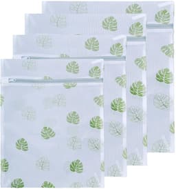 Dailygoods - 4 Stuks Groene Waszakken - Herbruikbare Wasnet Voor Fijne Was — thumbnail 1
